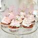 Rsstarxi 24 Pack Glitter Oh Boy Cupcake Toppers Celebrating Baby Boy Shower Cupcake Toothpicks Baby Shower Cake Decorations for Gender Reveal Boys Birthday Party Decorations Pink Style 2 Pink - Buy Online on SooperMarket.com