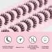 Glowingwin Russian Volume D Curl Hybrid Strip Lashes - 10 Pairs Pack | 3D Curly Faux Mink False Eyelashes | Natural, Fluffy, and Long-Lasting Russian Lashes - Buy Online on SooperMarket.com