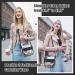Moko Station Approved Clear Crossbody Bag | Transparent Adjustable Shoulder Bag for Sports Games & Concerts - Black 25.5x10.5x5 cm - Buy Online on SooperMarket.com