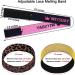 Wig Band Set for Melting Lace Wigs - 2PCS Black+Pink Edge Wraps for Lay Edges - Buy Online on SooperMarket.com