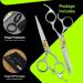 Suvorna 5.5 Hairdressing Scissors Set - Professional Barber and Hair Cutting Scissors with Thinning Shears for Right-Handed Hairdressers - 2 Pc Set - Buy Online on SooperMarket.com