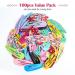 100Pcs Snap Hair Clips 2.76 Inch Metal Barrettes in Assorted Colors - Non-Slip Hair Accessories for Girls, Women, Kids, Teens - 100pcs Colorful Set - Buy Online on SooperMarket.com