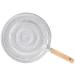 Dexam Heavy Duty Heat Diffuser Wood Handle 20cm Silver