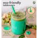 Bamboo Toddler Sippy Cup with Straw and Lid - 11.8 oz Kids Drinking Cup in Green - Buy Online on SooperMarket.com