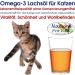 Premium Salmon Oil for Cats - Omega-3 Cold-Pressed Fish Oil - 500ml Glass Bottle for Healthy Skin & Fur Natural Immune Support - Buy Online on SooperMarket.com