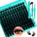 VAVALASH DIY Lash Extension Kit Diva Volume Lash Clusters 10-18mm Magic 088 Cluster Lashes DIY Individual Eyelash Extension Kit with Lash Bond and Seal Glue Lash Applicator(Diva 10-18MIX) Kit-Diva 10-18 mm