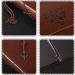 ThxMadam Leather Scrapbook Photo Album Vintage Wedding Guest Book DIY Memory Book | 60 Black Pages | Perfect Gift for Christmas, Valentines, Anniversary | Small (8.66 x 7.08) - Buy Online on SooperMarket.com