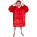 Official Liverpool FC Adult Fleece Poncho Hooded Blanket - Coco Moon Super Soft Changing Robe - Buy Online on SooperMarket.com