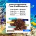 Blood Worms 0.5 oz - 100% Natural Freeze Dried Aquarium Fish Food - High Protein Betta, Goldfish, Cichlid, Guppy, Discus, and Turtle Food - Buy Online on SooperMarket.com