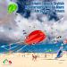Octopus Kite 3 Pack - Easy-to-Fly 3D Giant Kites for Adults and Kids - Rainbow Kites with String Reel - Beach Toy Kites for Boys and Girls - 3 Colors - Buy Online on SooperMarket.com