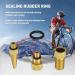 Henmi Bicycle Valve Adapter Set - Complete French & Auto-Style Valve Adapters with Sorting Box Air Pump Ball Pin & Compressor Valve - International Shipping - Buy Online on SooperMarket.com