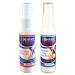 KeriCure Tough Seal Liquid Bandage and Hot Spot Spray Combo 2 Pack Small Animal Dog Cat Pet Spray on Liquid Bandage and Soothing Hot Spot Gel Spray Each 2oz Spray Bottles Soothe Protect & Heal