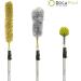 DocaPole 20-Foot Dusting Kit with 5-12 Ft Extension Pole - 4 Piece Set for High-Reach Cleaning - Includes 3 Duster Attachments for Cobwebs, Ceiling Fans, and More - Buy Online on SooperMarket.com