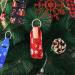 6 Pack Christmas Lipstick Holder Keychains - Neoprene Protective Cases for Lip Balm & Lipstick | Perfect Gift for Girls & Women - Buy Online on SooperMarket.com