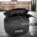 LILYPELLE 200LB Heavy Duty Training Sandbag for Fitness, Cross Training, Military Conditioning - Black - Buy Online on SooperMarket.com
