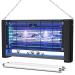Homesuit Indoor Bug Zapper 20W Powerful 3000V Electric Bug Zapper Mosquito Moth Wasp Insect Zapper Fly Trap Bug Lamp Light for Home Office Use Including 2 Pack Replacement Bulbs(Black)