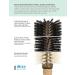 Ibiza Hair Professional B Series Round Boar Hair Brush with Blonde Bristles - Cork Handle | Ideal for Color Treated & Fine Hair | Add Texture & Shine - Buy Online on SooperMarket.com