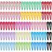 100Pcs Snap Hair Clips 2.76 Inch Metal Barrettes in Assorted Colors - Non-Slip Hair Accessories for Girls, Women, Kids, Teens - 100pcs Colorful Set - Buy Online on SooperMarket.com