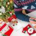 Christmas Gifts Basket for Women - Unique Gifts for Her with Socks, Candle, Tumbler in Red - Buy Online on SooperMarket.com