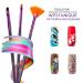 Glow 20-Part Nail Art Brush & Dotting Tool Set - Ideal for Beginners & Professionals - Affordable Wooden Handle Brushes in Purple - Buy Online on SooperMarket.com