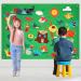Poaiela Farm Animal Felt Board Set - Interactive Early Learning Storytelling Playset for Kids | 3.3ft Reusable Wall Hangers for Toddlers & Young Girls - Buy Online on SooperMarket.com