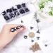 PandaHall Resin Safety Eyes 100pcs for Amigurumi & Crafts - Black Stuffed Teddy Bear Eyes in 5 Sizes (8/10/12/14/16mm) with Washers - 100 Pack - Buy Online on SooperMarket.com