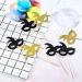 48 Pieces Masquerade Masks Cupcake Topper Glitter Mask Cake Topper Picks Dessert Cupcake Toppers for Masquerade Mardi Gras Party Baby Shower Birthday Party Decorations (Gold and Black) - Buy Online on SooperMarket.com