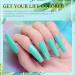Green Fine Dipping Powder - 28g Box, No Lamp Cure, Natural Dry, Summer Gel Nail Color Effect - HJ-ND064B-No.37 - Buy Online on SooperMarket.com
