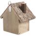 Wooden Bird Nesting Box House - Outdoor Garden Decorative Birdhouse 3.9x3.5x5.9inch - Buy Online on SooperMarket.com