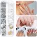 Rhinestones for Nails Nail Glitter Sequins Nail Decals with Crystals Nail Gems Diamonds for Nail Art Including Wax Pencil for Rhinestones And Rhinestone Picker - Buy Online on SooperMarket.com