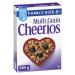 CHEERIOS - FAMILY SIZE PACK - Multi Grain Cereal Box Whole Grain is the First Ingredient No Artificial Colours No Artificial Flavours 585 Grams Package of Cereal