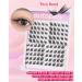 Outopen Manga Lash Clusters Fox Eye Lashes - DIY Lash Extension Kit with C Curl Natural Wispy Fairy Lashes Bond & Seal Tweezers | Shop Internationally - Buy Online on SooperMarket.com