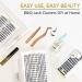 72 Count D-14mm B35 D Curl Natural Eyelash Clusters for DIY Extensions - Buy Online on SooperMarket.com