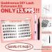 DIY Lash Extension Kit: 100 Pcs Lash Clusters with Waterproof Bond, Seal, and Tweezers - Goddvenus (7-14-16 Mixed) - Buy Online on SooperMarket.com