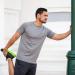 BALENNZ Men's Workout Shirts 5 Pack - Moisture Wicking Quick Dry Athletic T-Shirts for Gym - Large, Black/Dark Grey/Blue/Wine/Army - Buy Online on SooperMarket.com