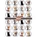 PRECUT Cute Cats Edible Cupcake Toppers - Cat Lover Theme Premium Thickness SWEETENED VANILLA - wafer card disc cake decorations (Pack of 24) - Buy Online on SooperMarket.com