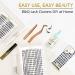 72 Count D Curl Individual Cluster Lashes | Natural Soft Fluffy DIY Lash Extensions - B&Q Lash Clusters | D-10mm B 36 - Buy Online on SooperMarket.com