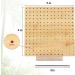 8 Bamboo Crochet Blocking Board Kit with Stainless Steel Rod Pins- Perfect Gift for Granny Squares Enthusiasts - Buy Online on SooperMarket.com
