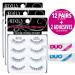 Ardell Multipack Lashes Demi Wispies - 12 pairs & duo eyelash glue Dark & Clear 5 Count - Buy Online on SooperMarket.com