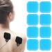Elthmpr 30 pieces Ems Gel Pads abdominal muscle trainer gel pads muscle training device Gelpads muscle stimulator spare parts hydrogel pads for EMS trainer belly trainer muscle stimulation