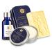 Edinburgh Skincare Gift Box for Men | Hunters Aftershave Balm Gentlemen s Daily Moisturising Serum & Luxury No.1 Solid Hand Cream Bar | Natural Skin Care | Gifts for Him