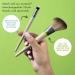 EcoTools Wake Up + Glow Makeup Brush Set with Beauty Blender, Silicone Applicator, Face Mask Brush, Eye Roller - 6 Pc Set - Buy Online on SooperMarket.com