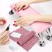 Arm Rest for Nails Hand Rest for Nails Leather Nail Arm Rest Cushion Manicure Hand Pillow with Nail Wipes Acrylic Nail Hand Rest Detachable Professional Nail Supplies for Nail Tech(Pink)