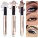 Enfuntins 3 Pcs Eyeshadow Stick Set - Waterproof Eye Brightener Crayon Pencil with Smudger - Glitter Shimmer Eye Shadow Pen for Makeup - Buy Online on SooperMarket.com
