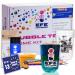 NORDIC SCHILLER Bubble Tea Home Kit Tropical Vibes 100% Vegetarian and Gluten Free Boba Tea Kit Passion Fruit Popping Boba Pearls Blue Cracao Syrup and Jasmine Green Tea Bubble Tea Gift Set