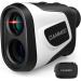 CAMMOO Golf Rangefinder with Slope, 1100Y Range Finder Golfing with 5 Mode, 6X Magnification, USB Charging, Clear & Accurate Measurement, Vibration Alert, for Golfing, Hunting, Measurement - M1000 White