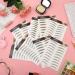 18 Sheets 180 Pairs 4D Hair-Like Eyebrow Tattoo Stickers - Waterproof Peel-Off Brow Transfers for Women - Brown - Buy Online on SooperMarket.com