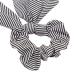 Chiffon Scarf Hair Scrunchies 14 Pack - 7 Striped 7 Solid - Women's Stylist Accessories - Buy Online on SooperMarket.com