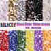 Belicey 24000pcs Flatback Rhinestones Jelly Crystal Round Beads Gems - 6 Colors Nail & Craft Supplies for Makeup, Face, Tumblers - DIY Decoration (Pearl3) - Buy Online on SooperMarket.com