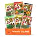 Peaceful Squirrel Variety, Tao Kae Noi Thai Crispy Seaweed Healthy On The Go Nori Snacks For Kids and Adults, 6-Pack, Variety of 6 Flavors, Omega-3s, Fiber, Antioxidants, Vitamin B12, 6 Bags, 1.2 Ounce